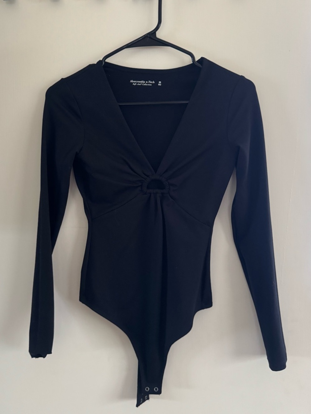 Abercrombie & Fitch Black Keyhole Bodysuit
